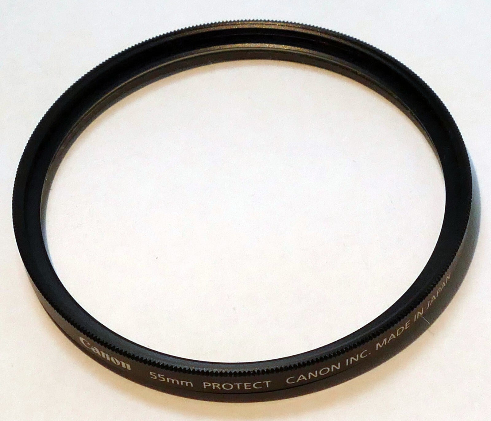 Canon 55mm Filter Lens Protect clear made in japan SSC SC - OEM Genuine