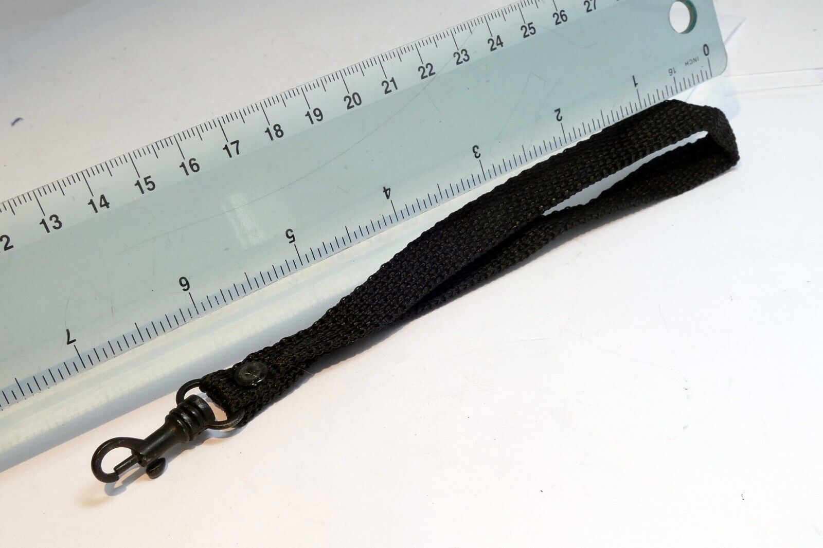 small camera Swivel wrist hand strap 7" long 1/2" wide black Olympus