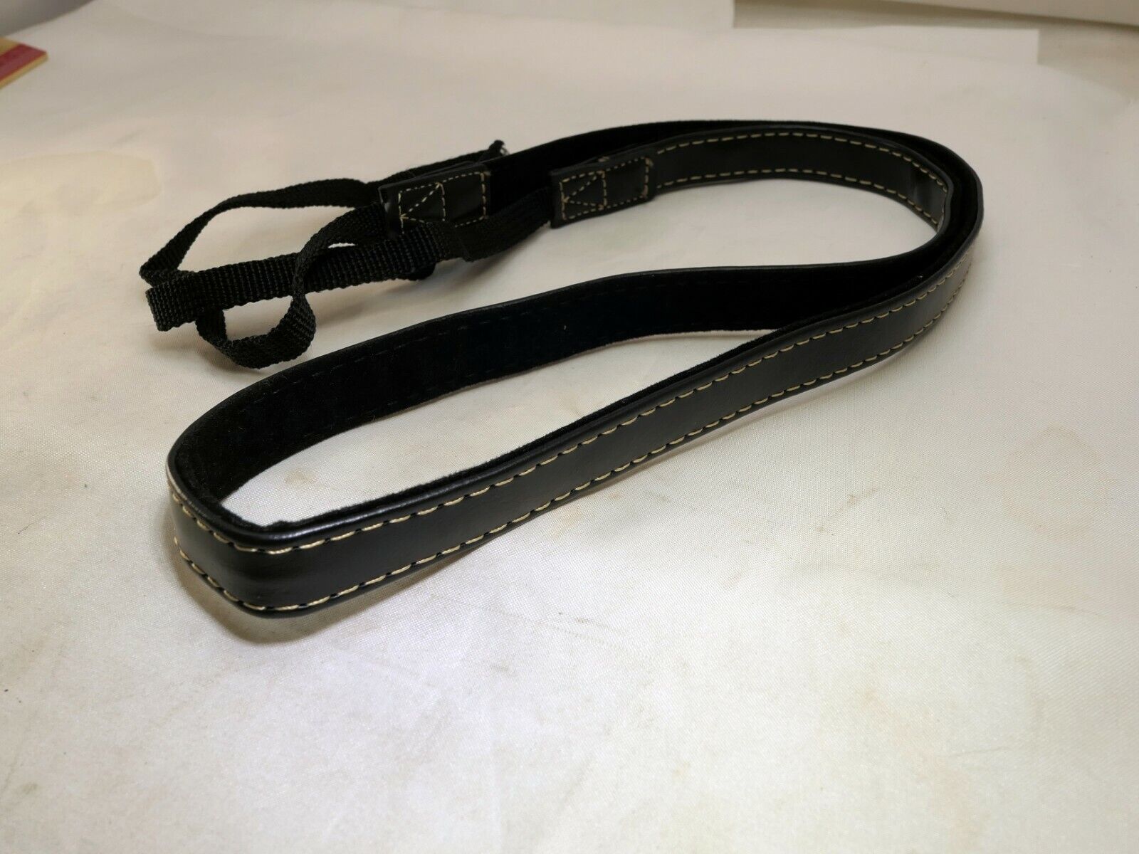 1.5cm  wide/narrow Neck Shoulder Strap for camera Brown (missing both buckles)