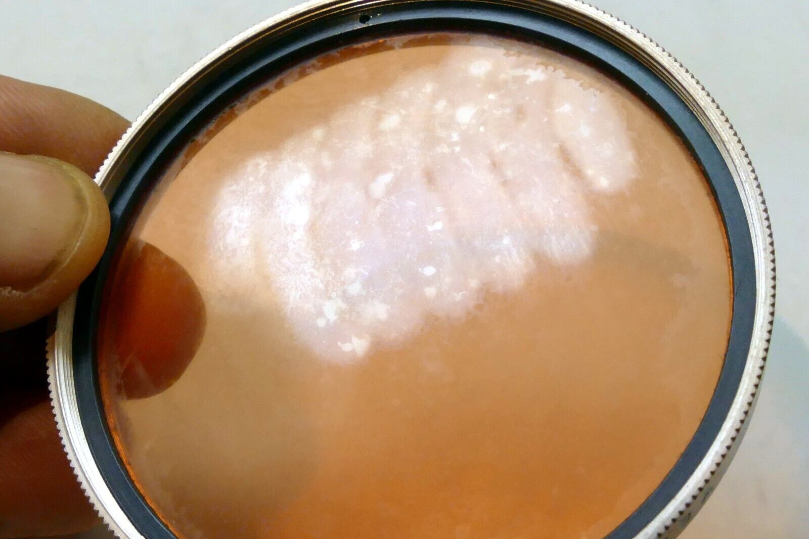 Tiffen SF-67M  85 Amber Lens Filter - Damaged coating