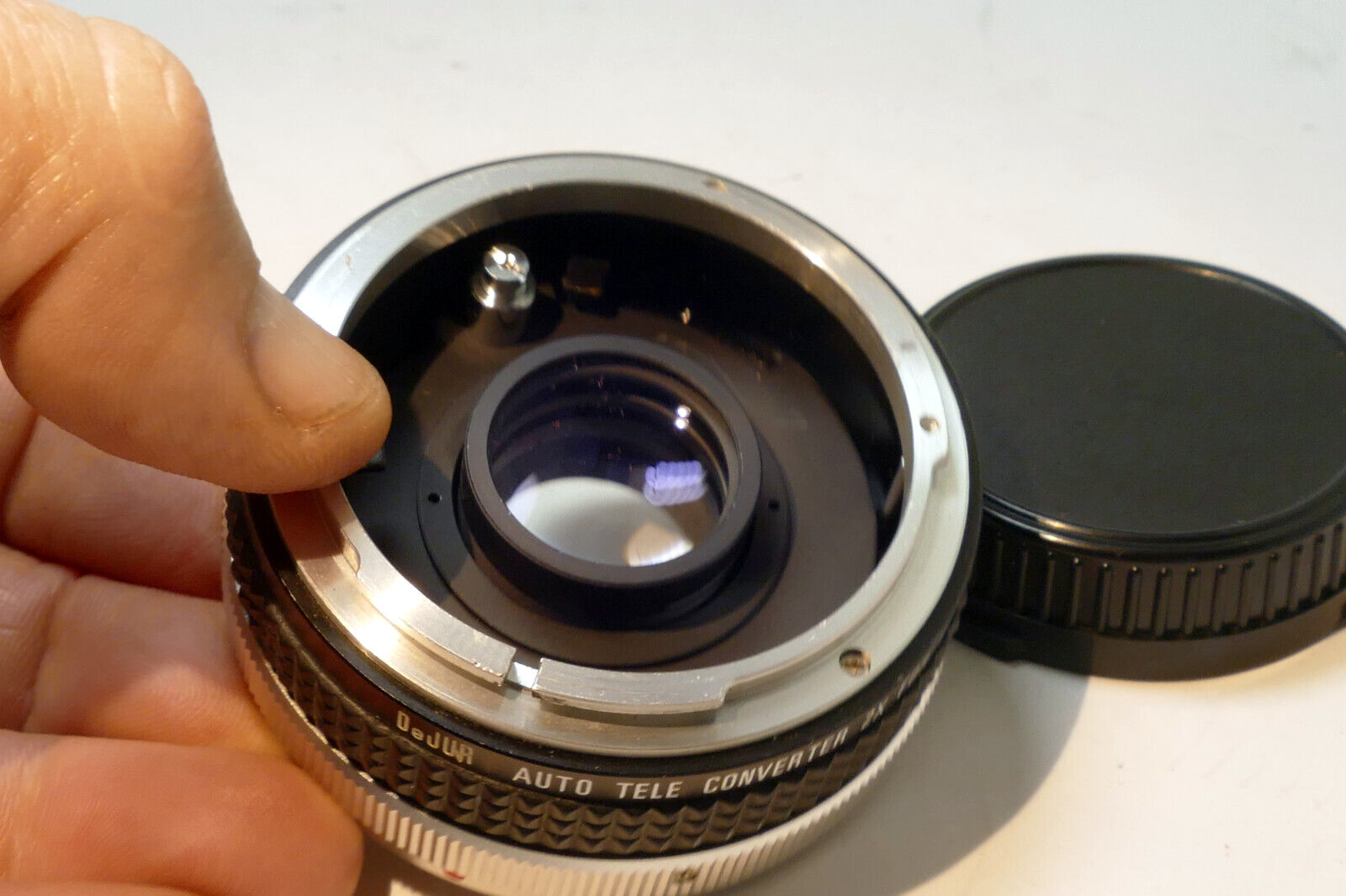 DeJur 2X Teleconverter lens Tele-plus for Canon C / FD  mount  w/ front cap