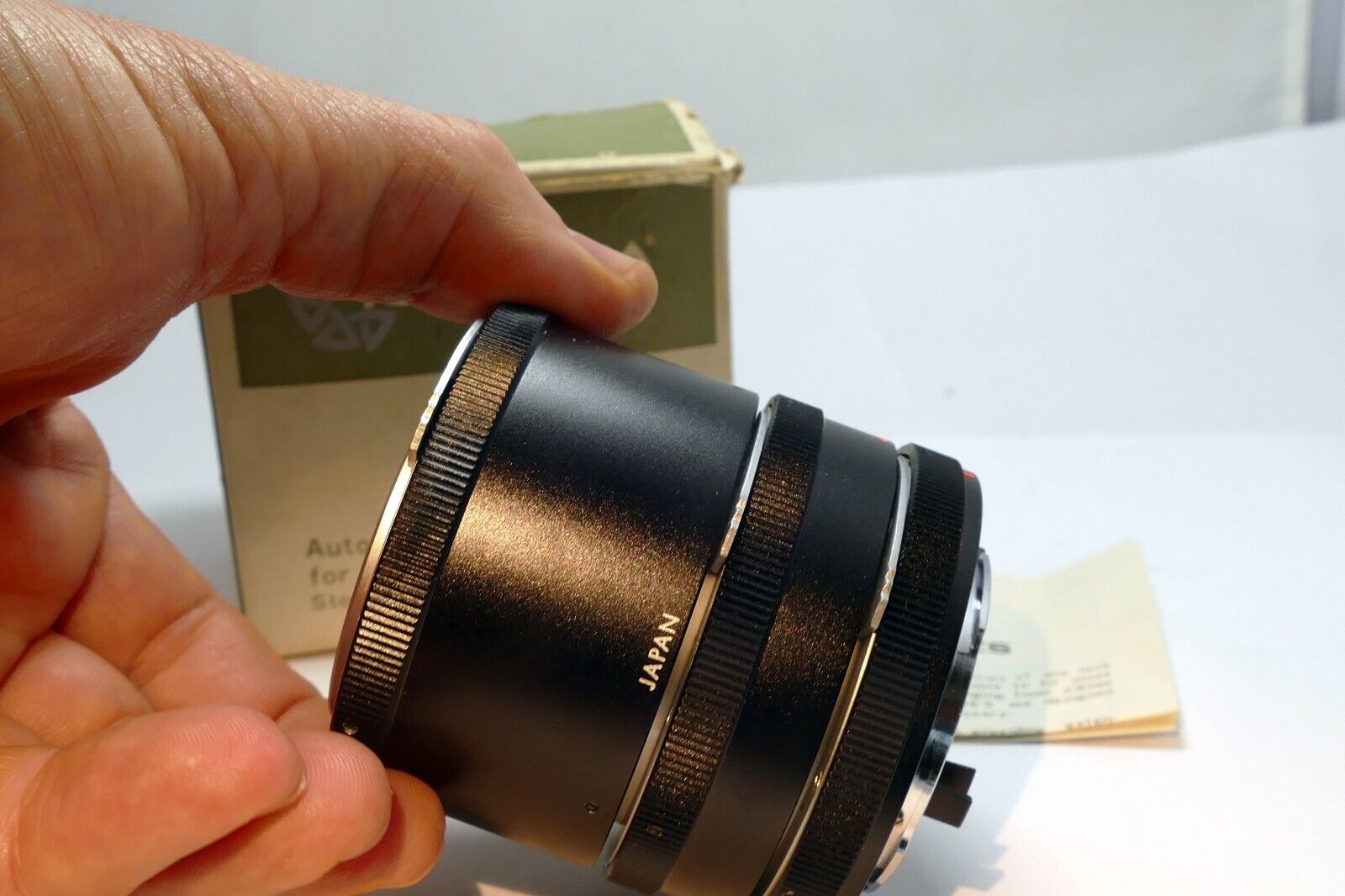 Auto Extension Tube Set macro lens Konica Hexanon AR 12mm 20mm 36mm Autoreflex