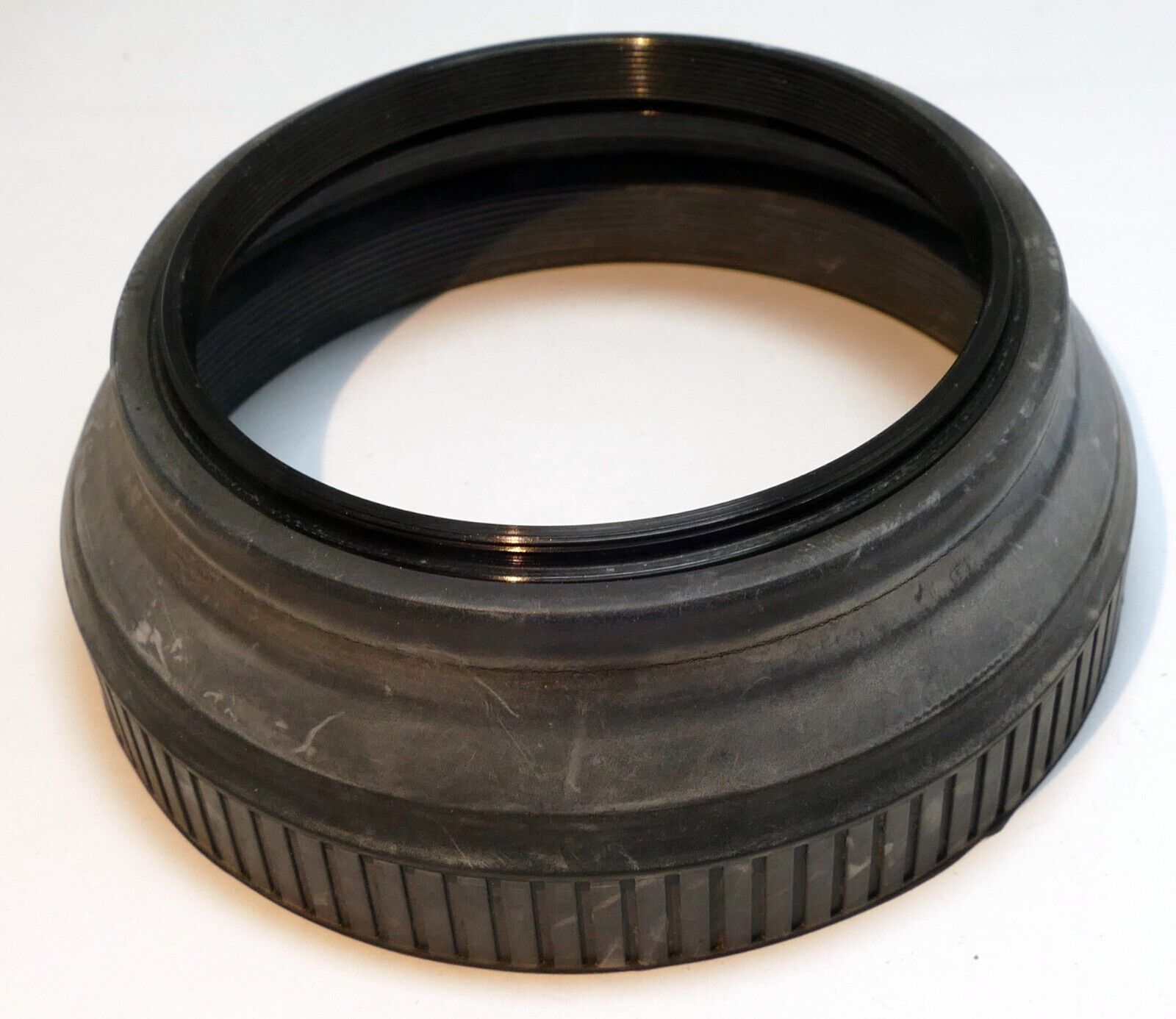 72mm rubber lens hood  collapsible double threaded  telephoto 300mm 400mm