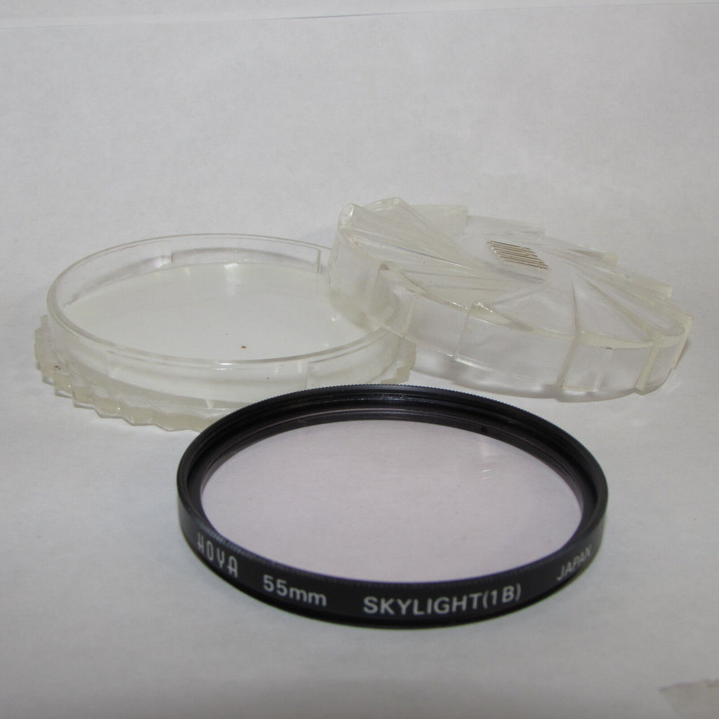 Used Hoya Skylight (1B) 55mm Lens Filter Made in Japan O41152
