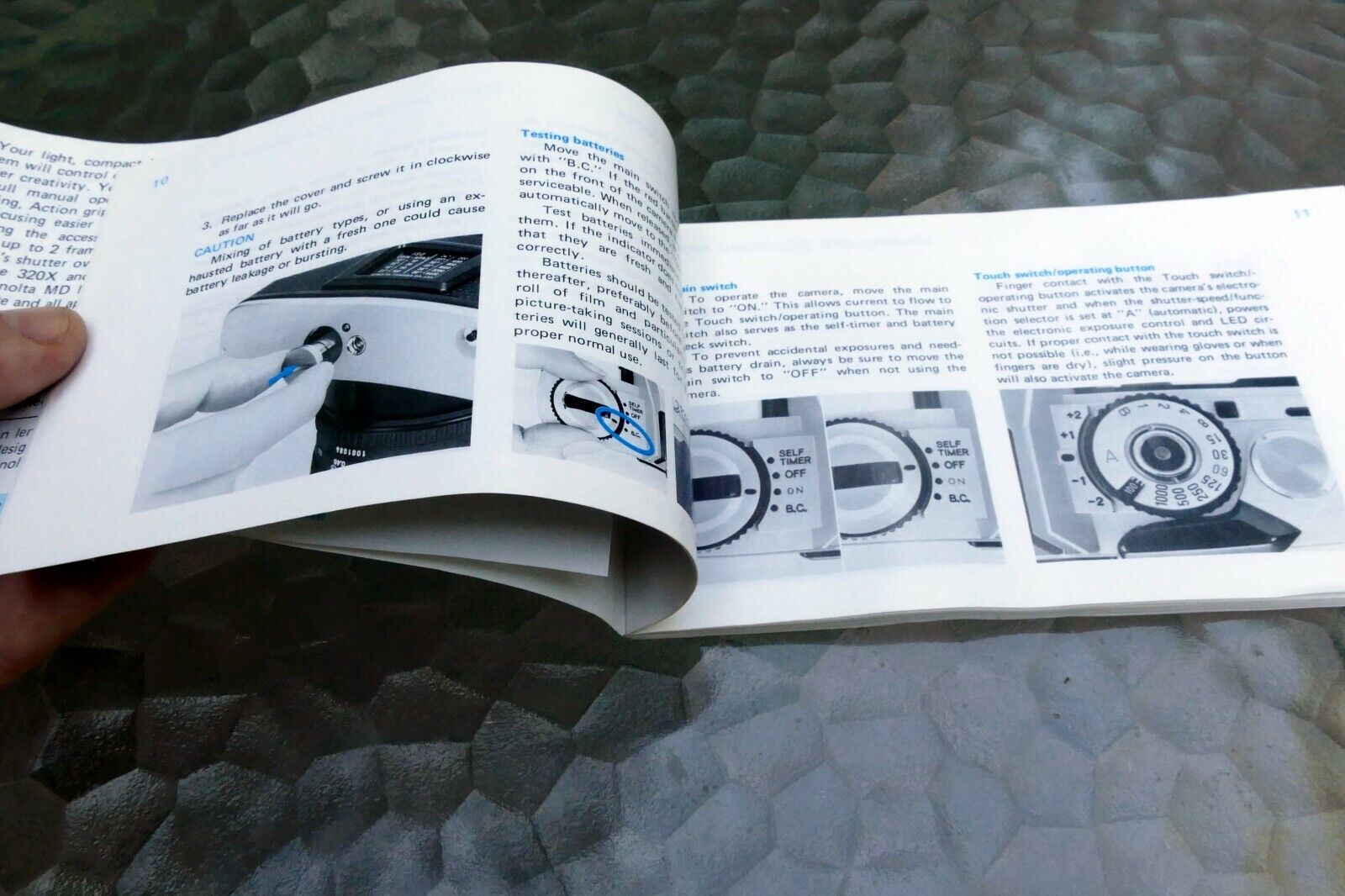 Minolta XG-1 (n) camera Owner's Instruction manual guide E English