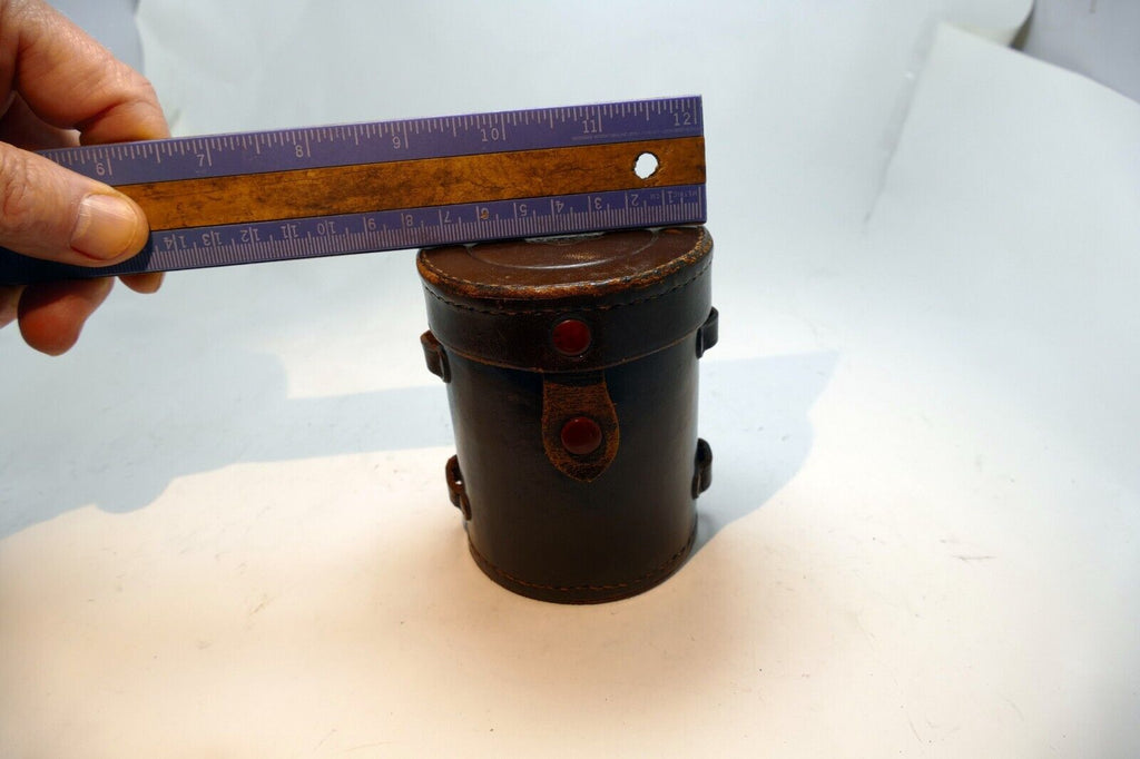 NIKON Lens Leather Storage Protective Hard Case for 105mm f2.5 P.C rangefinder