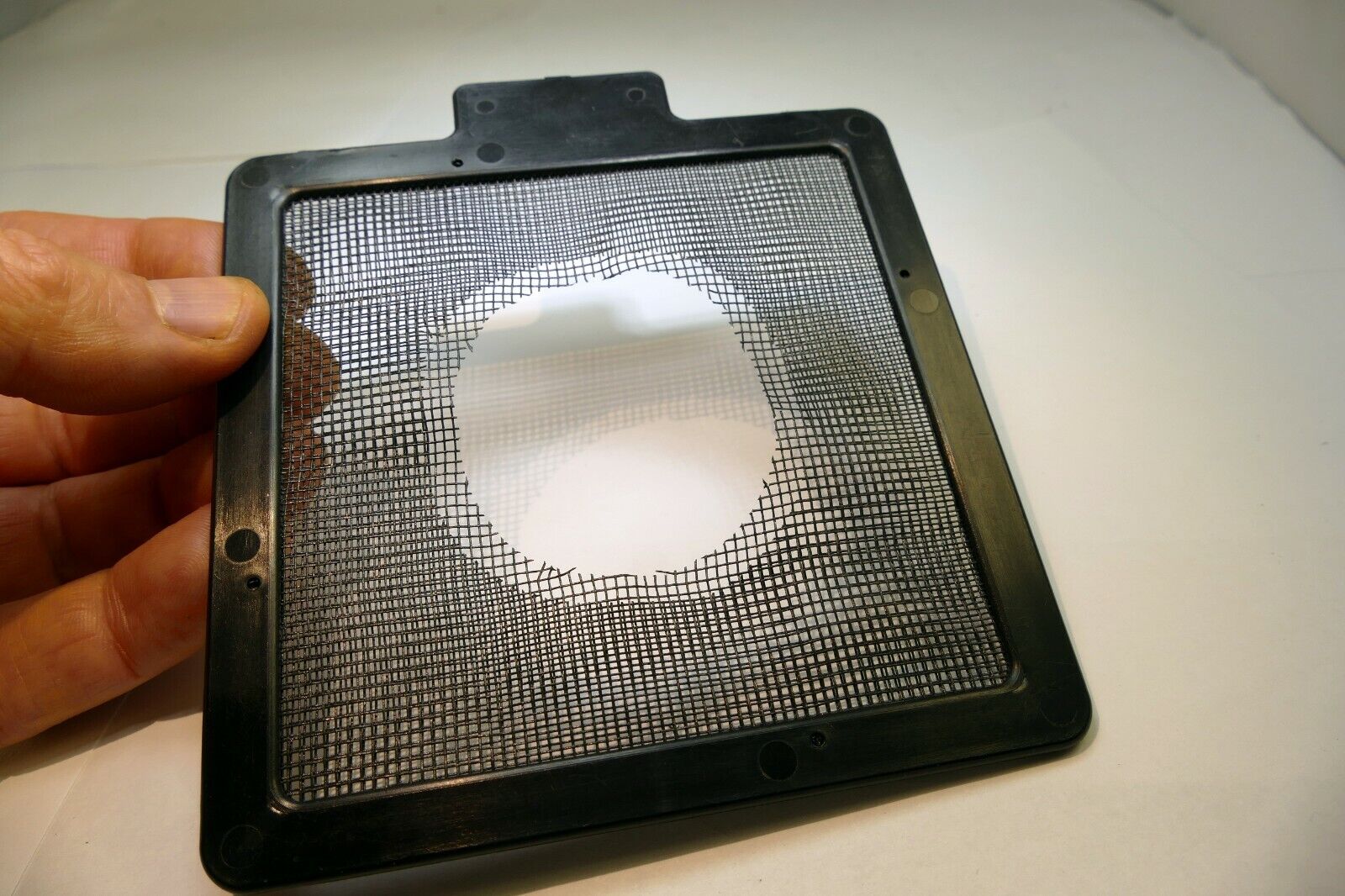 Lindahl Plastic Vignetter Mask Frame 4.5X4.5" for bellows Large 2" Round Oval