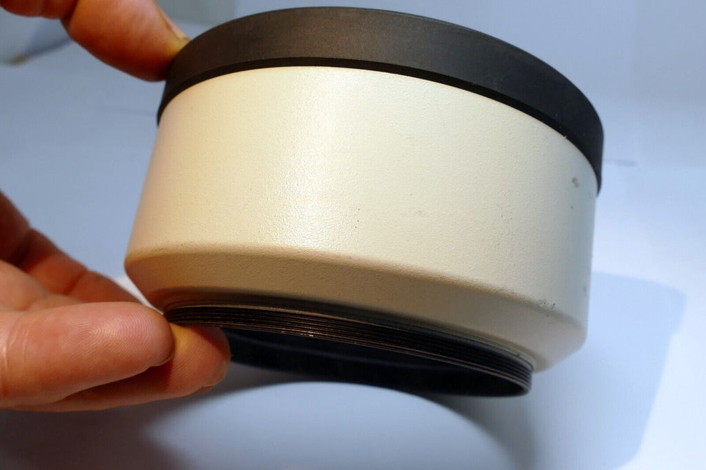 75mm Plastic Lens hood shade threaded screw in for 300mm 400mm telephoto