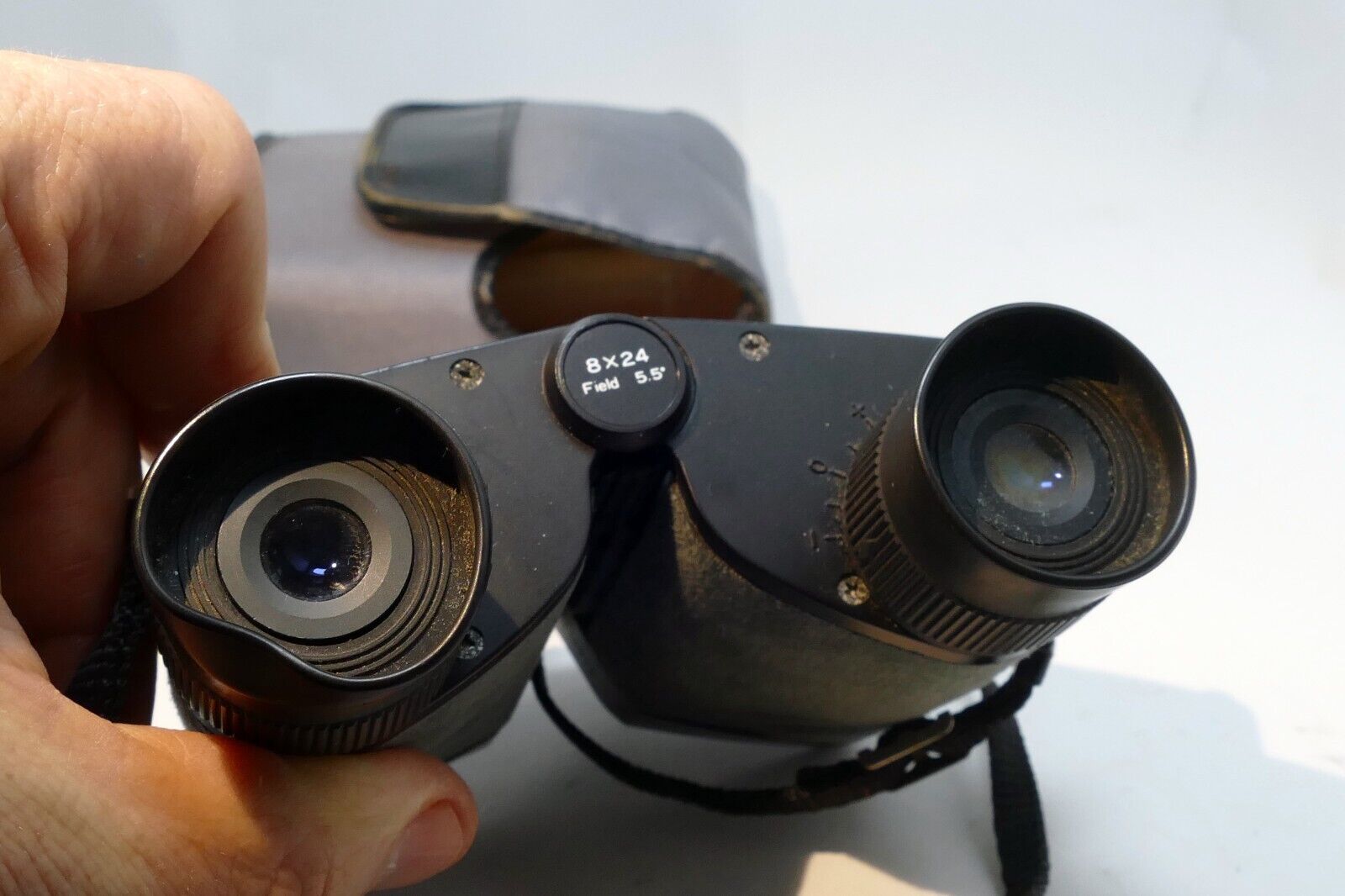 LIMER by Mirador 8 x 24 Binoculars Field Glasses Filed 5.5* w/Case