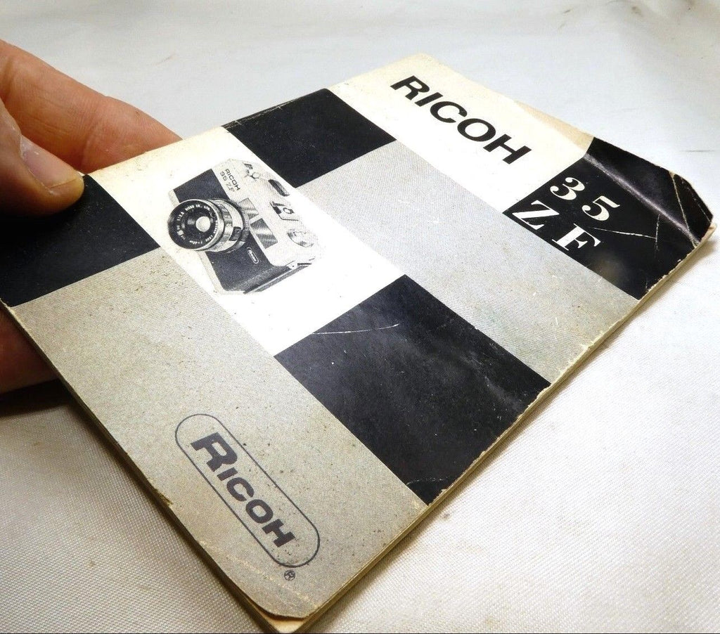 Ricoh 35 ZF camera Instruction manual guide
