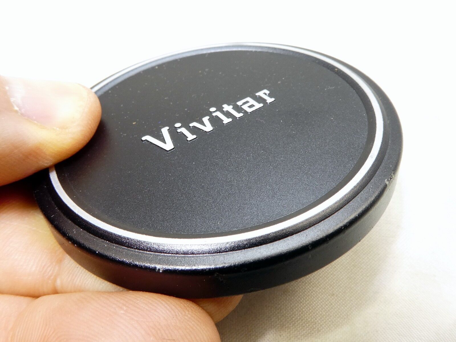 Vivitar  58mm Lens Front Cap Slip on Metal vintage
