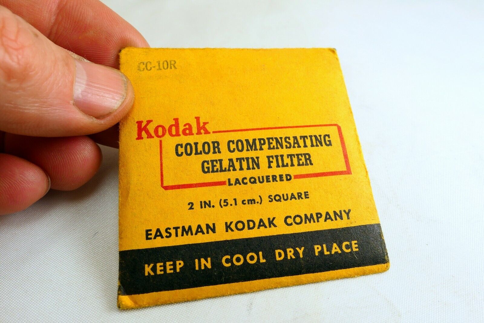 Kodak CC-10R gelatin pink square Lens Filter 52X52mm 2X2" wratten 