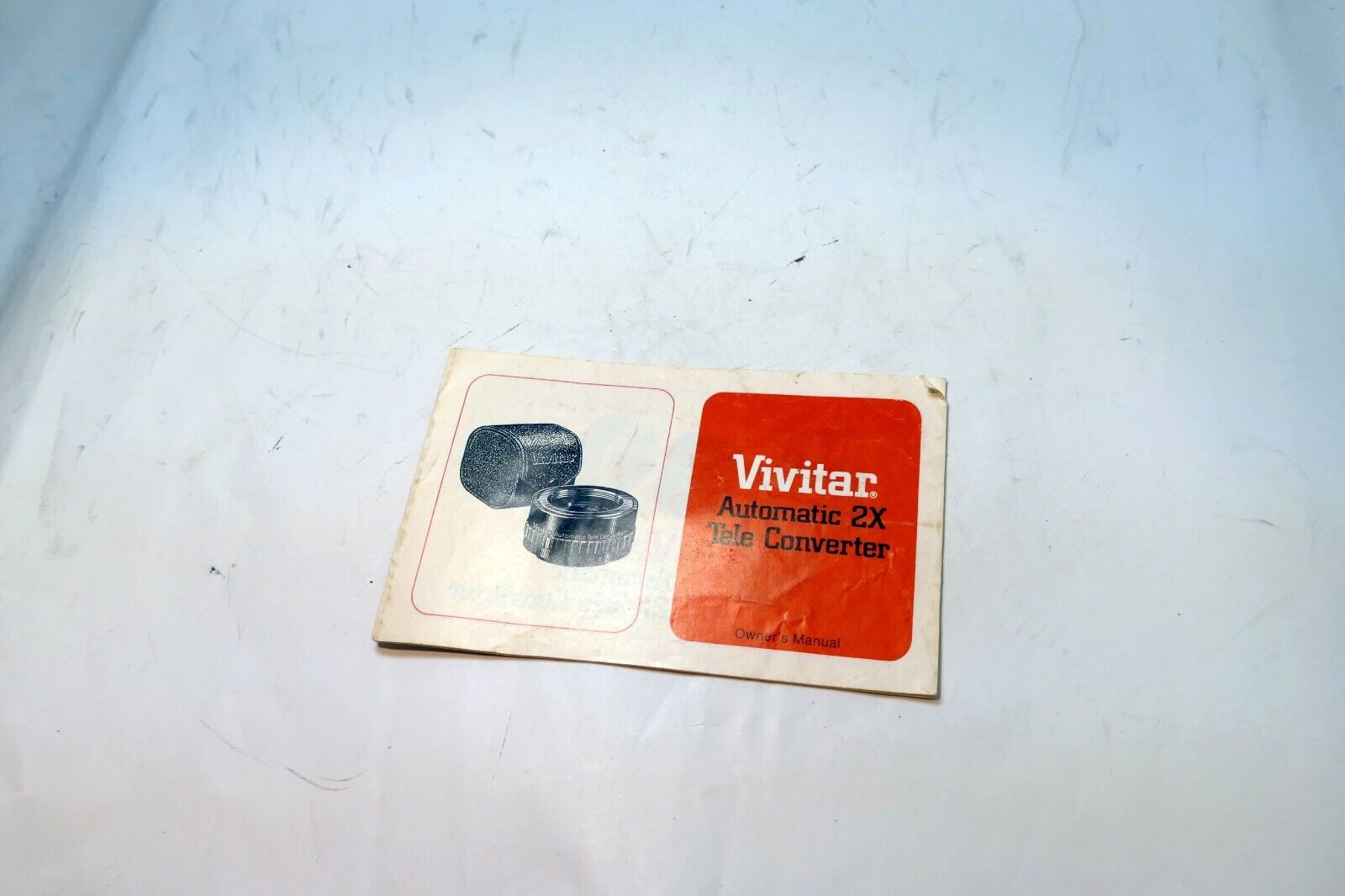 Vivitar 2X Auto Teleconverter lens Instructions  guide manual English EN