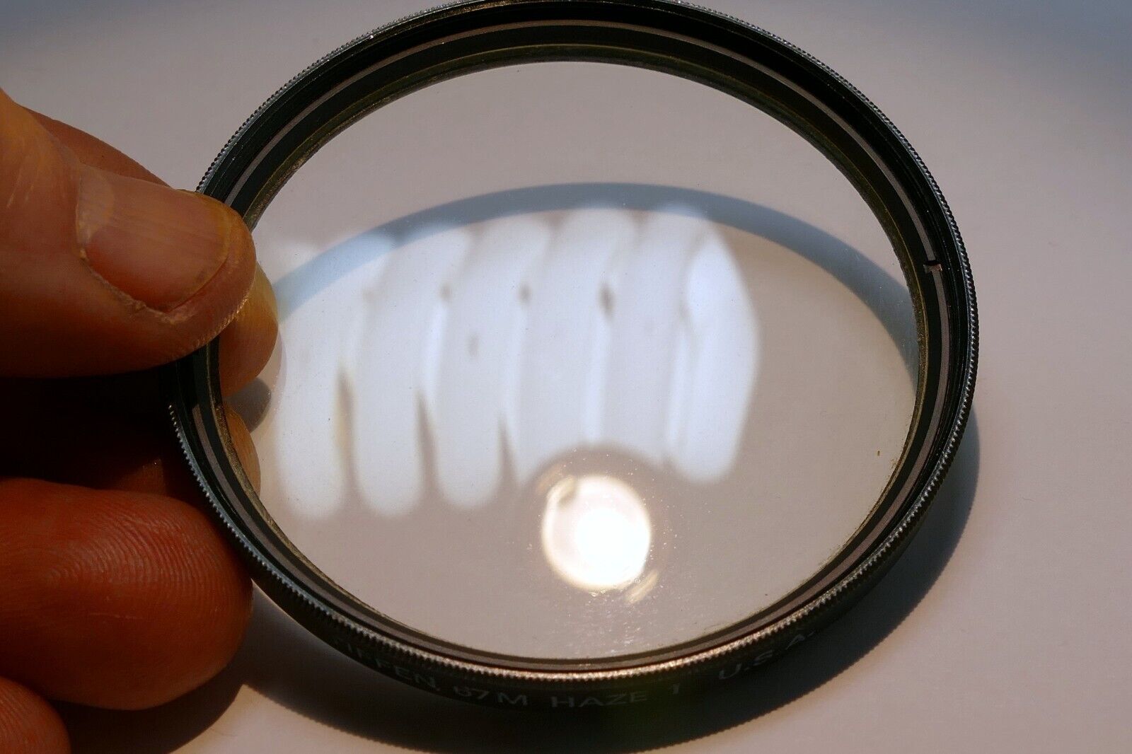 Tiffen 67mm filter made in USA Haze-1 UV protection