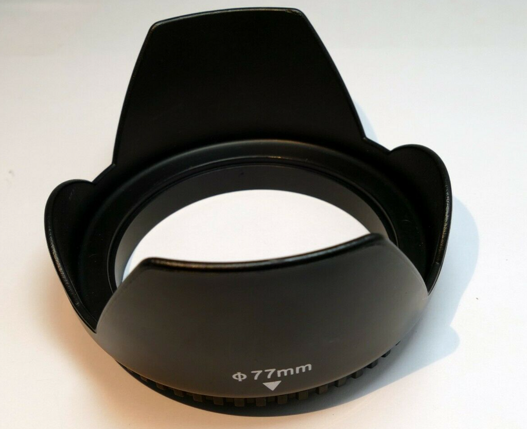 77mm Threaded Lens Hood shade  petal shaped