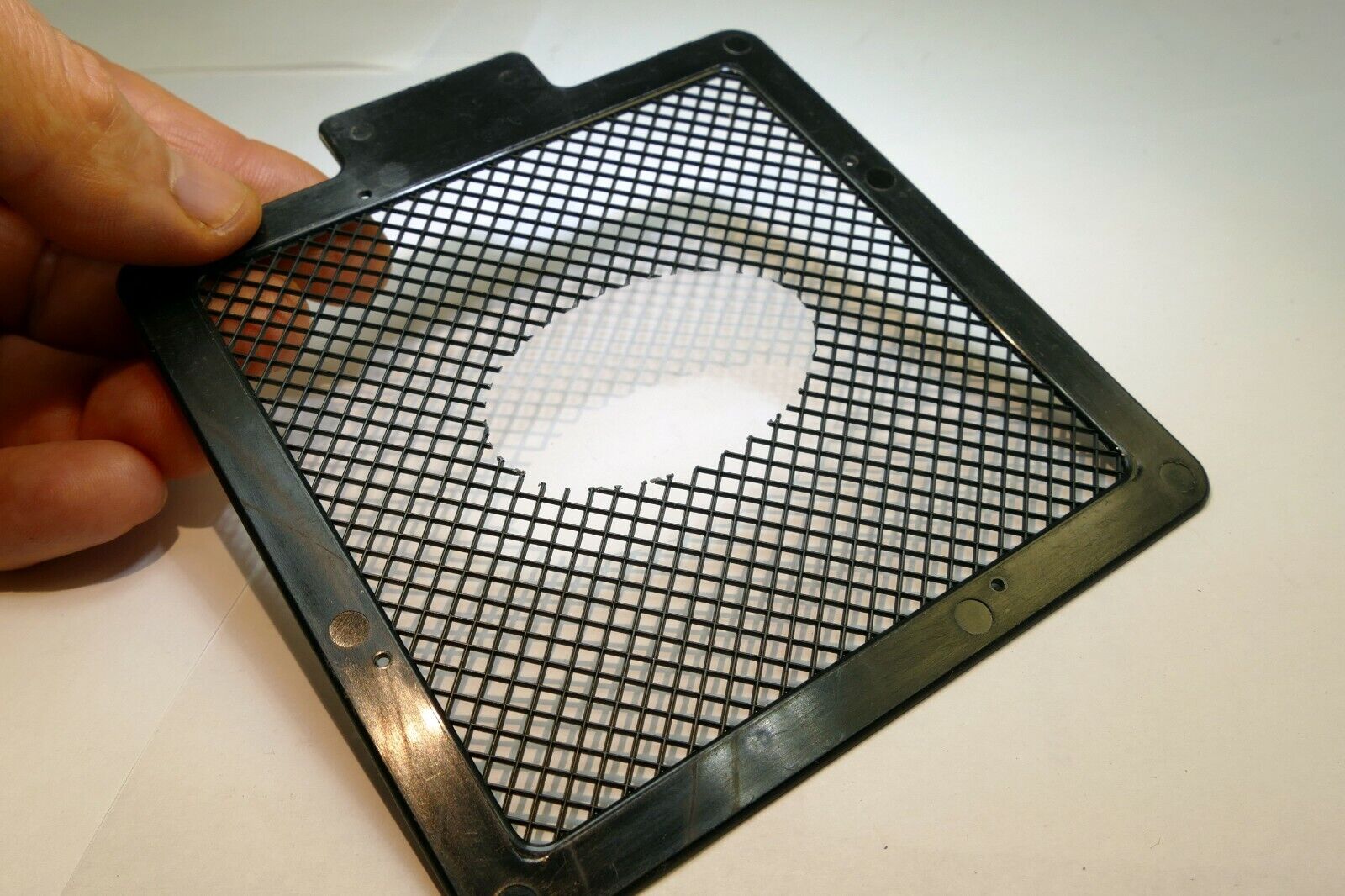 Lindahl Plastic Vignetter Mask Frame 4.5X4.5" bellows 2" small Horizontal Oval