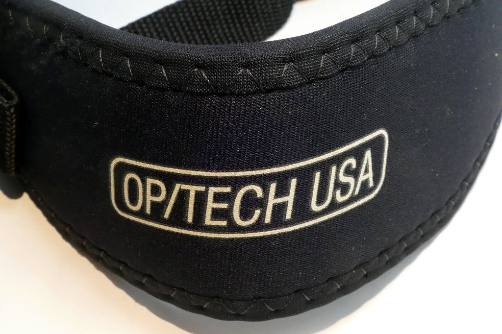 Optech  USA Padded Shoulder Strap Quick release buckles black sturdy neoprene