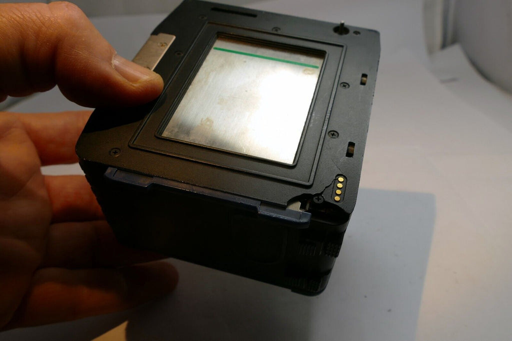 Mamiya 645 Pro / Super / TL Camera Late 120 Film Back Blue Tab AS IS