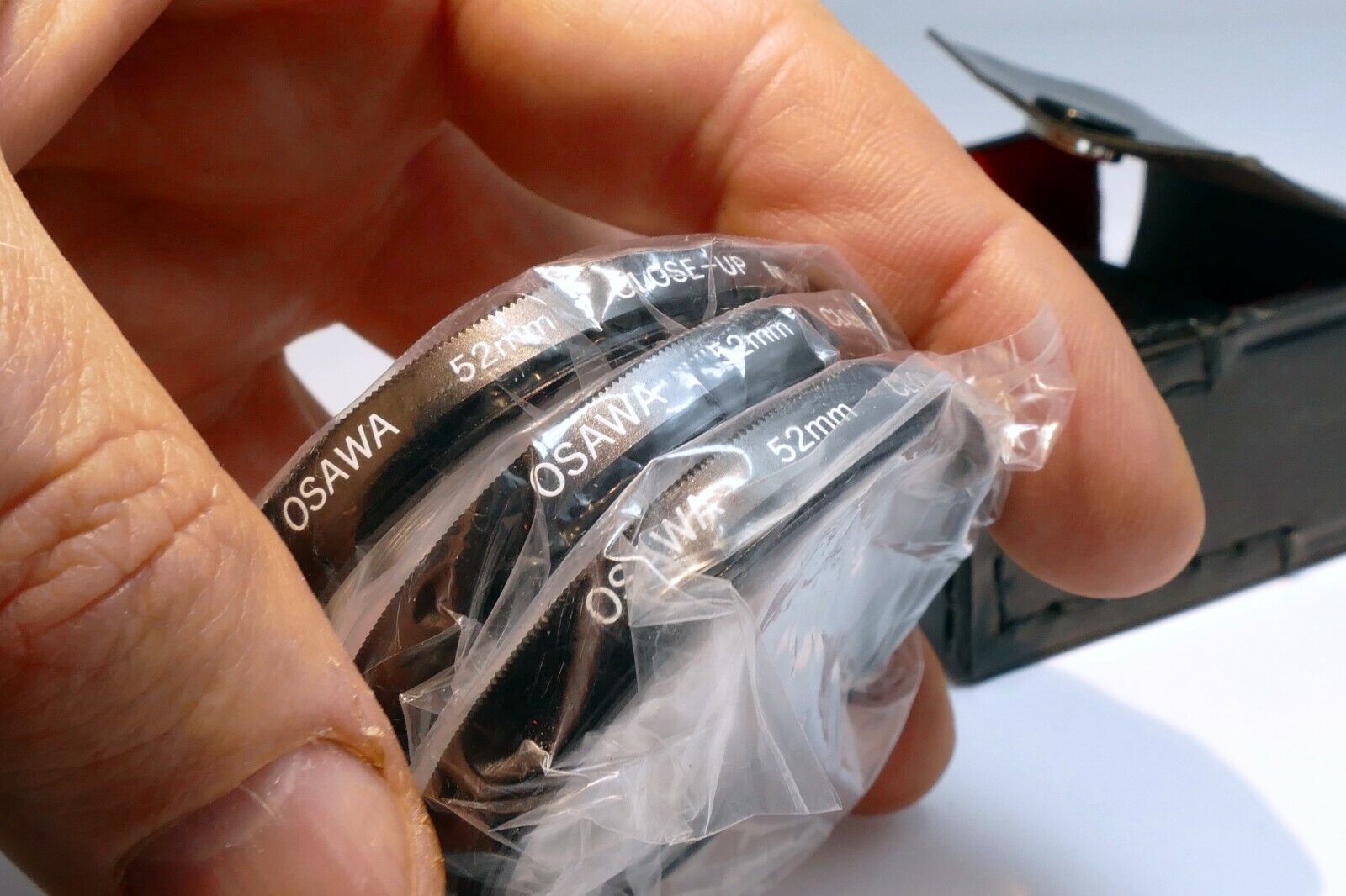 Osawa Macro Lens 52mm +1 +2 +4 Filters threads screw in close-up   set kit