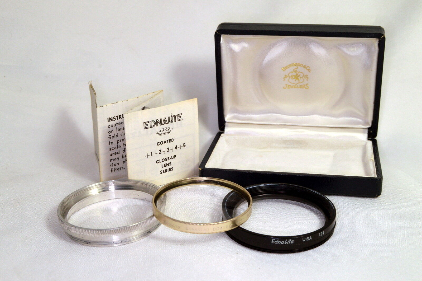Ednalite Duraklad Close Up +2 Portrait Lens Filter, With adapter Holder ring 724