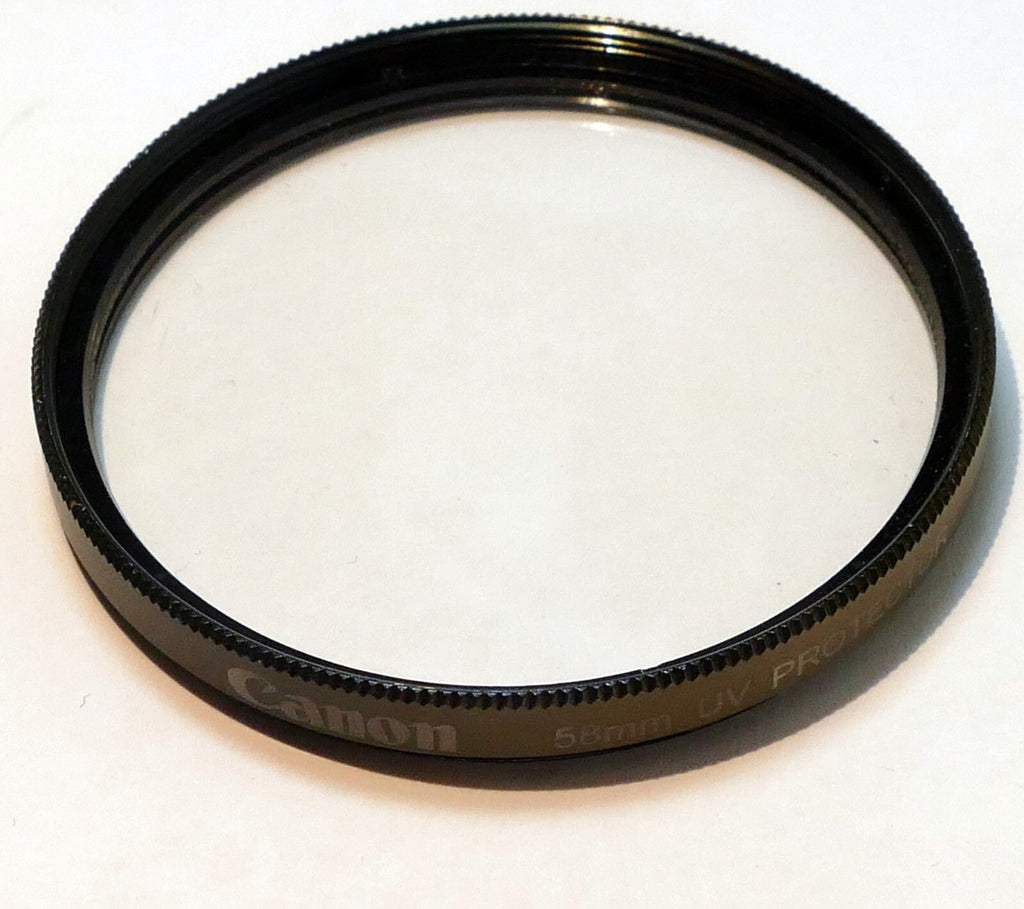 Canon 58mm Lens Protect filter for 18-55mm IS EF-s - bronze gold tone rim - OEM