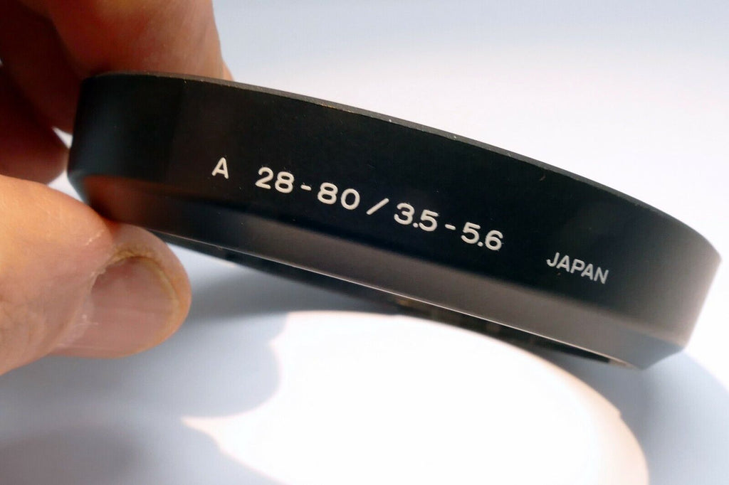 MINOLTA Shade Plastic Lens Hood For AF 28-80mm f3.5-5.6 A Maxxum (62mm front rim