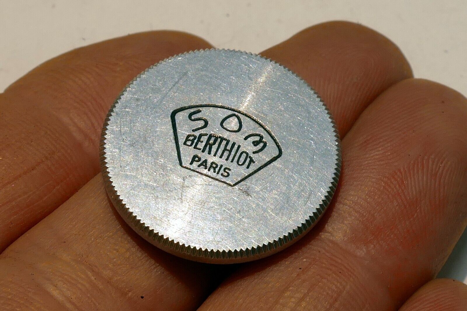 SOM Berthiot 23mm Paris ID Front Lens Cap Metal threaded