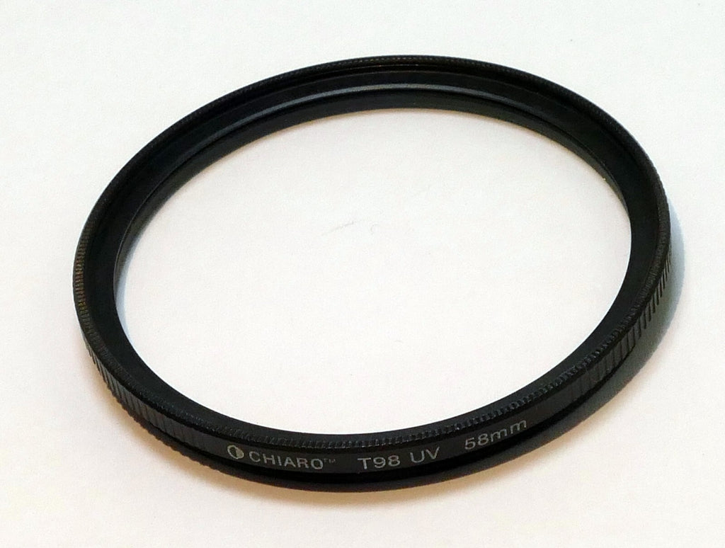 Chiaro T98 UV Lens Filter 58mm Digital thin profile - wide angle / ribbed rim