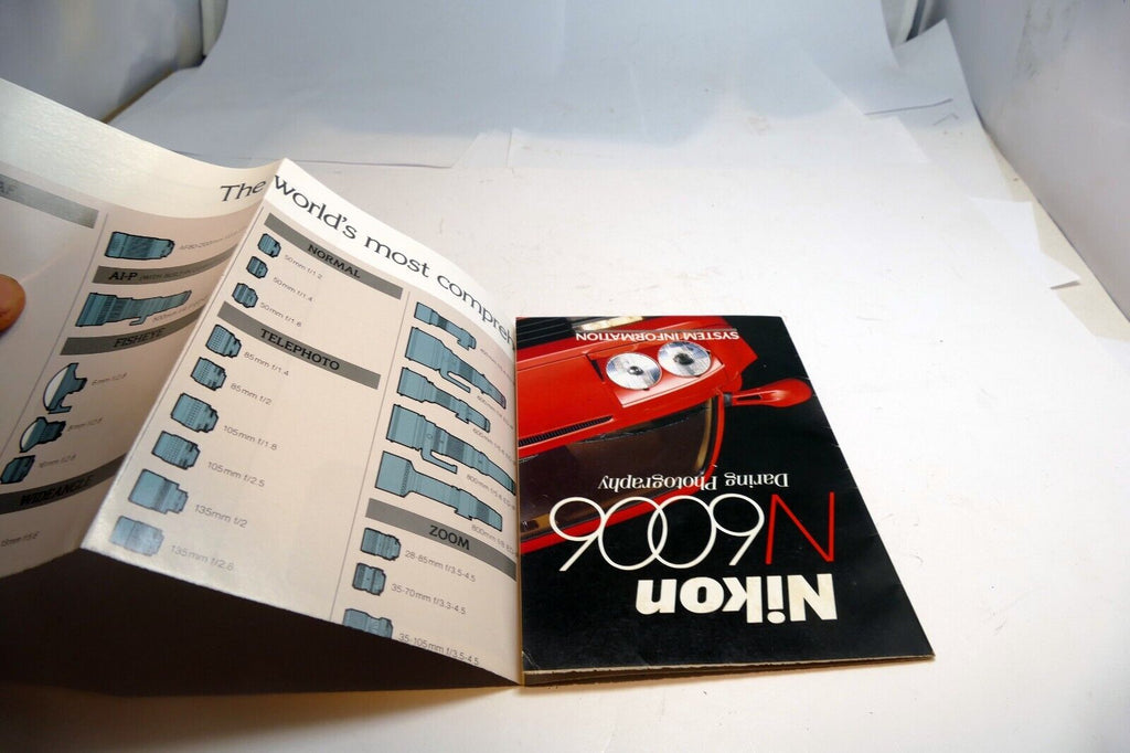 Nikon N6006 camera  Photo Guide Brochure