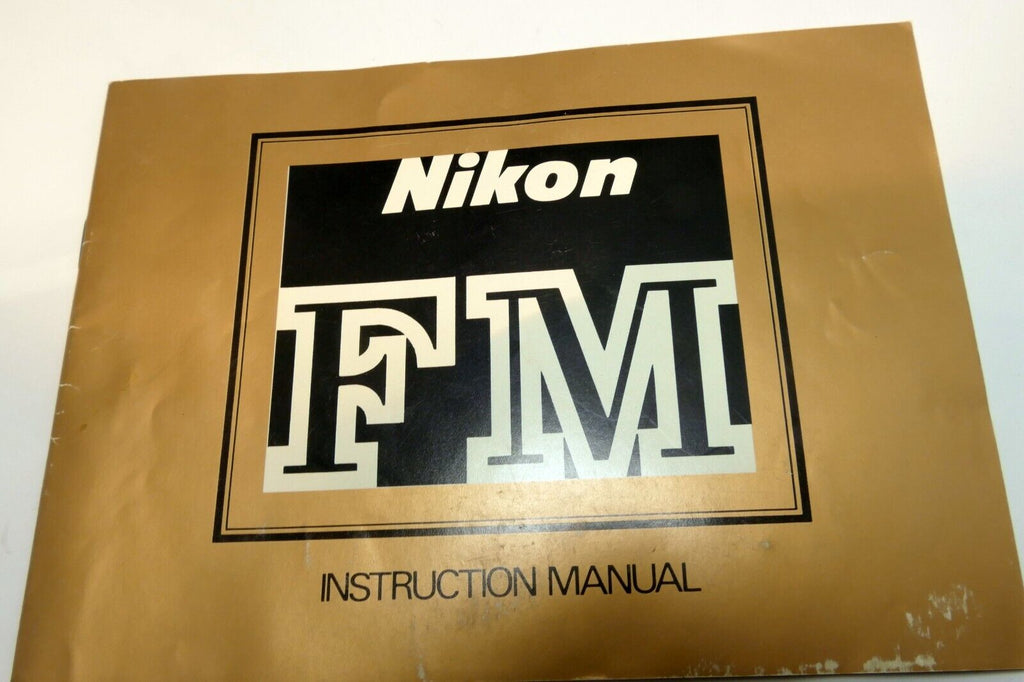 Nikon FM2 Camera Photography Guide Instruction Manual English EN - OEM vintage