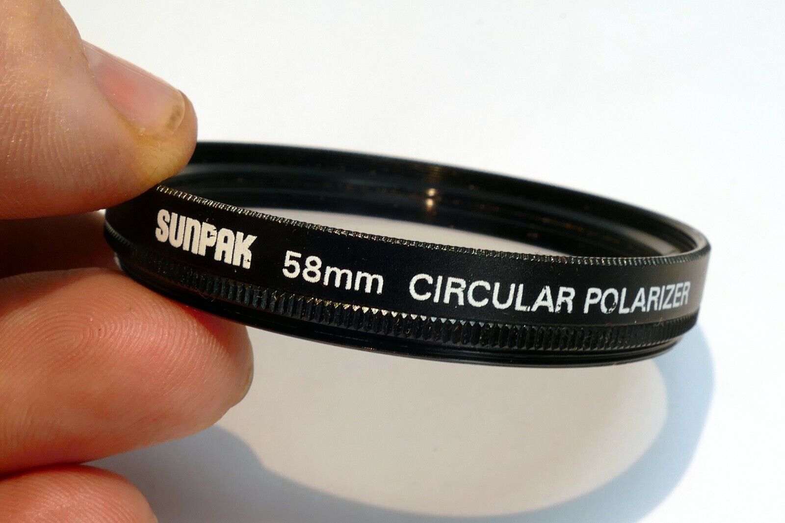 Sunpak 58mm C-PL Filter threaded Circular Polarizer