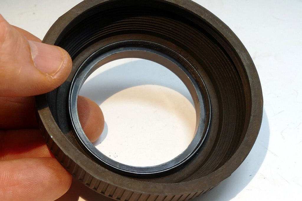 52mm Lens Hood Shade rubber threaded screw in for 50mm f1.8 normal lenses