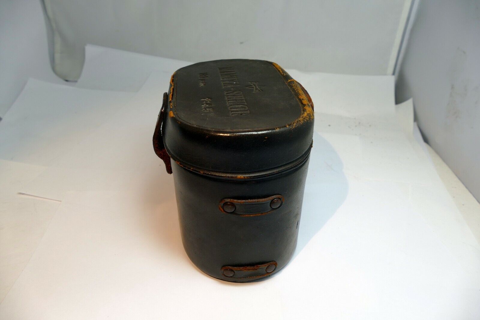 Mamiya Sekor 180mm f4.5 Hard case for lens TLR brown 18cm 13.5cm