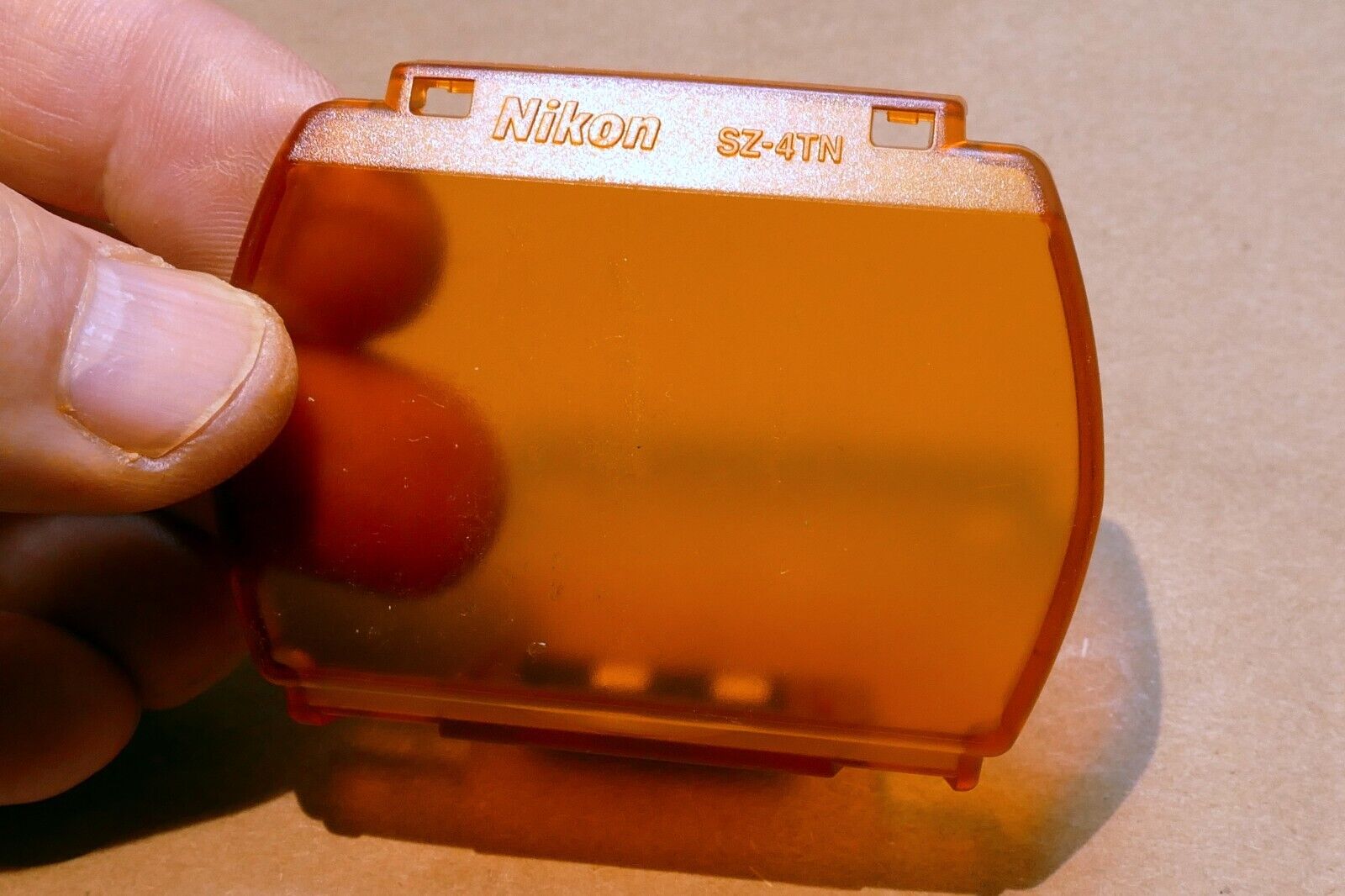 Nikon SZ-4TN Amber warming color Filter for SB5000 Flash Original OEM