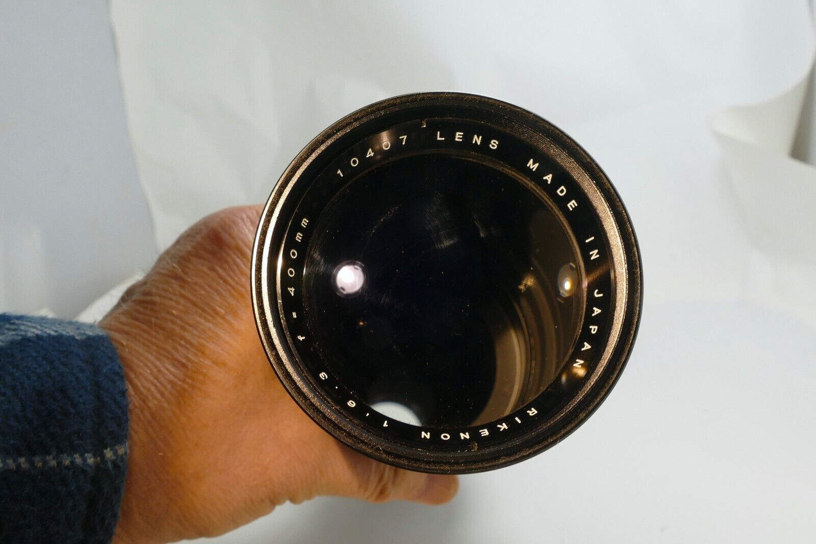 Ricoh Rikenon PK 400mm f6.3 Lens T2 mount - parts or repair - Not working AS IS