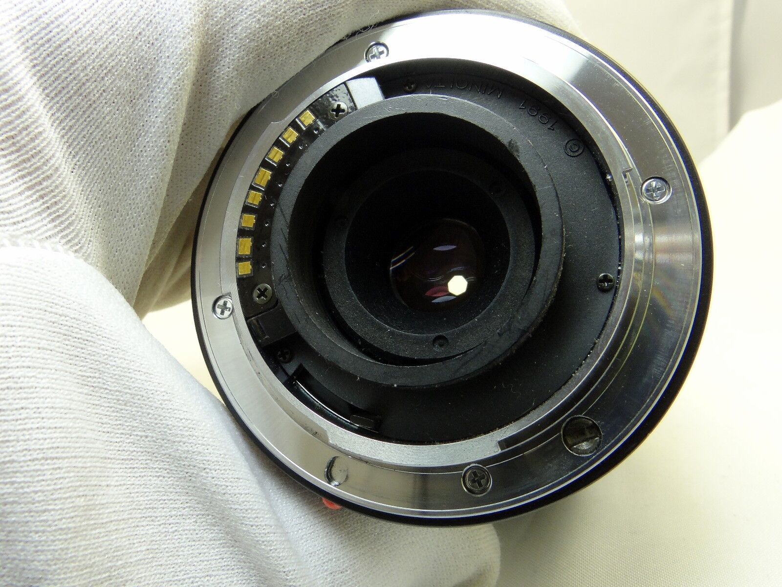 Konica Minolta AF XI 28-80mm f4-5.6 Lens (aperture blades stuck w/ oil) -  Parts