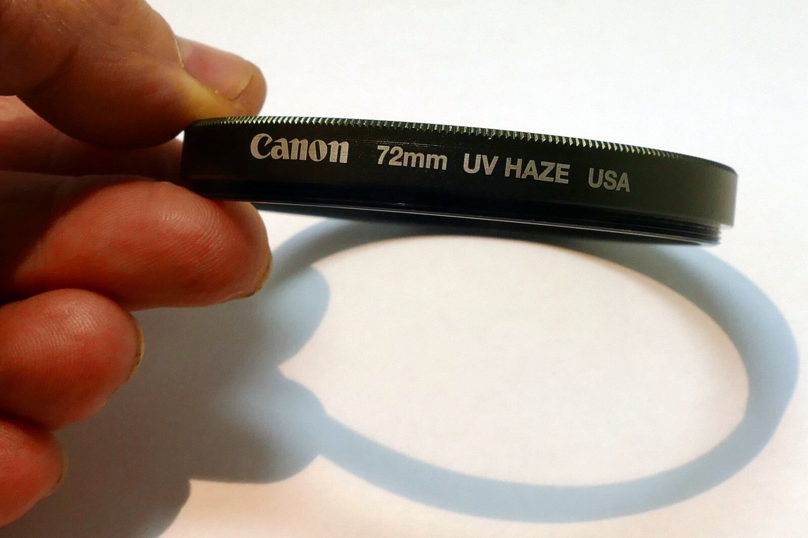 Canon 72mm UV Haze made in USA - OEM Genuine , with Bronze gold tone rim