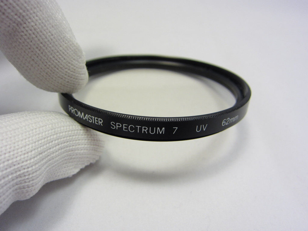 PROMASTER SPECTRUM 7 UV 62mm Lens Filter Made in Japan (w/ smudges scratches )