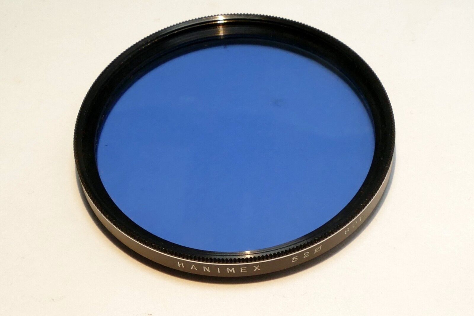 Hanimex 52mm Filter  80B  Blue made in Japan