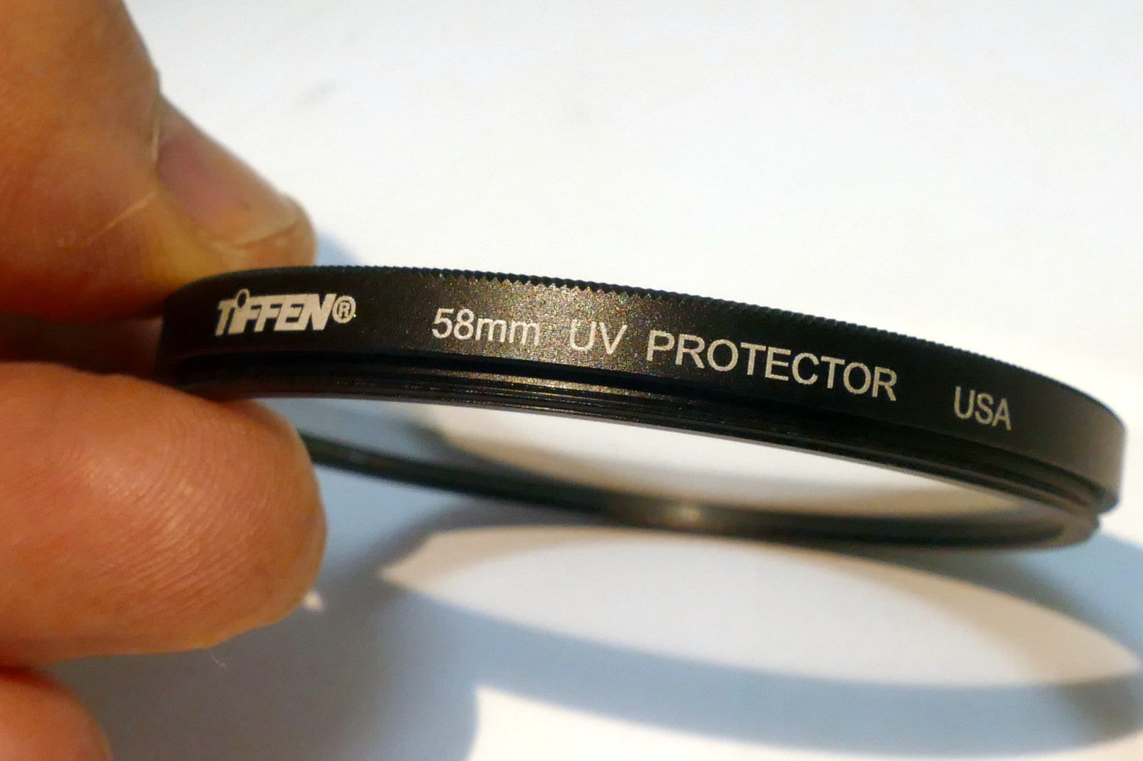 Tiffen 58mm UV protector Filter made in USA -  near mint condition