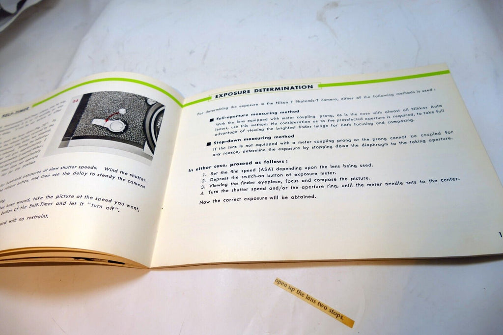 Nikon F T Tn  Photomic finder Metered Prism Instructions manual guide English EN