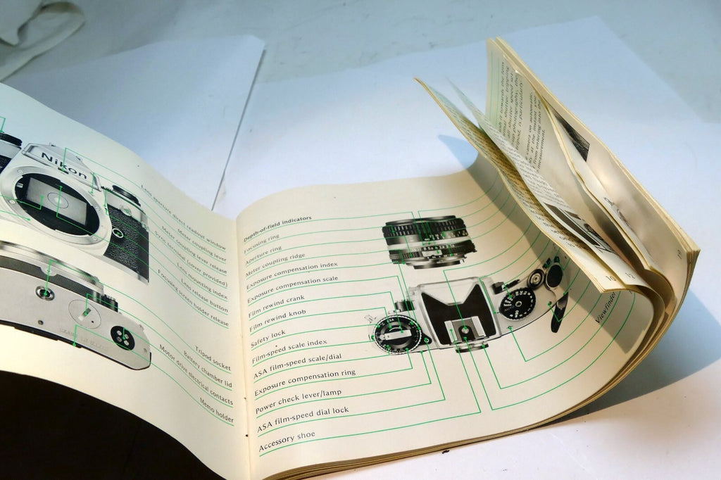 Nikon FE camera Instructions manual Guide Book 1981 - OEM
