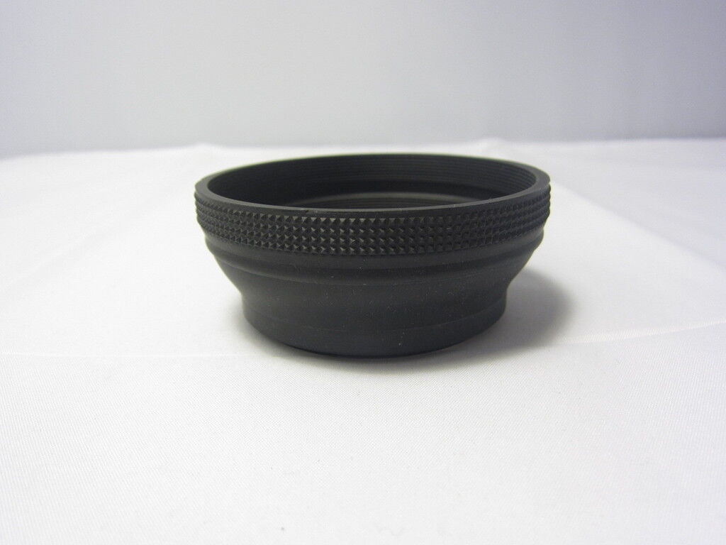 Collapsible Rubber Lens Hood 55mm with filter screw in type Japan 6307006