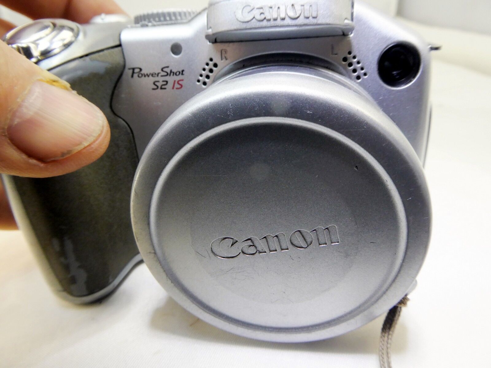 Canon 57mm ID for 54mm rim Front Len Cap slip on Powershot S2 IS cameras VII 7