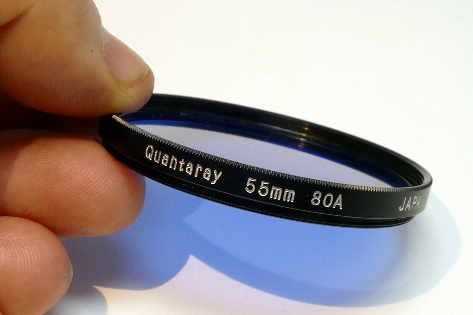 Quantaray  55mm Filter 80A  multi-coated deep blue
