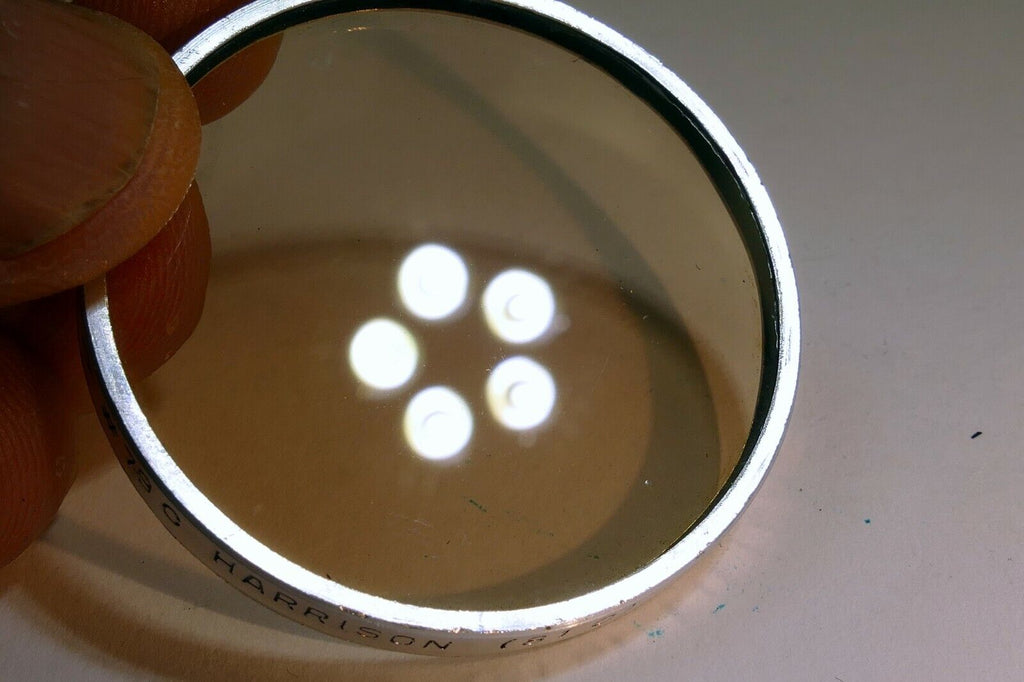 Harrison No 3 USA Lens Filter series 6 VI drop in 41.5mm OD 81C  light amber