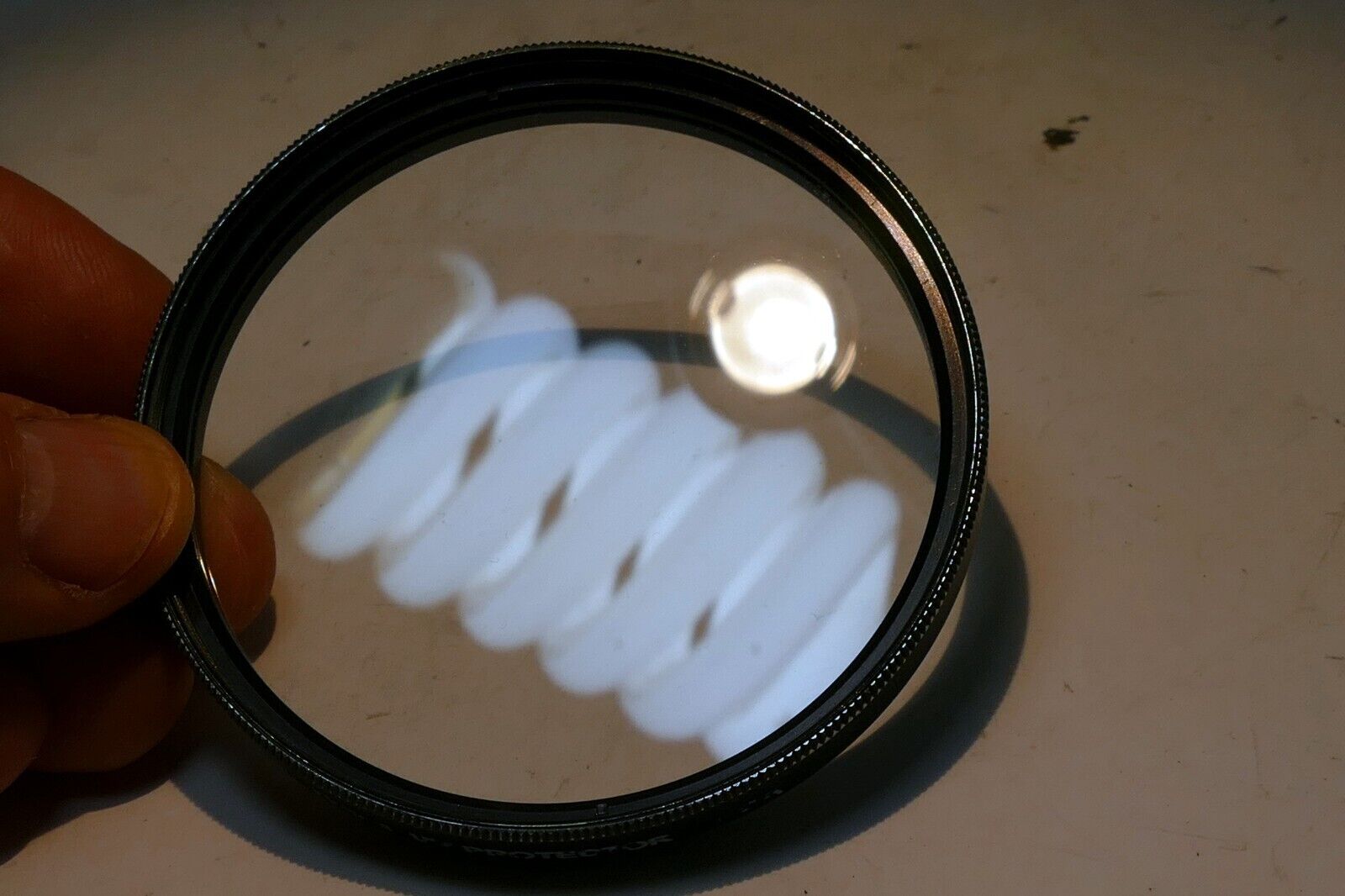 Tiffen 72mm Filter  UV  Protector  made in USA with green teal rim