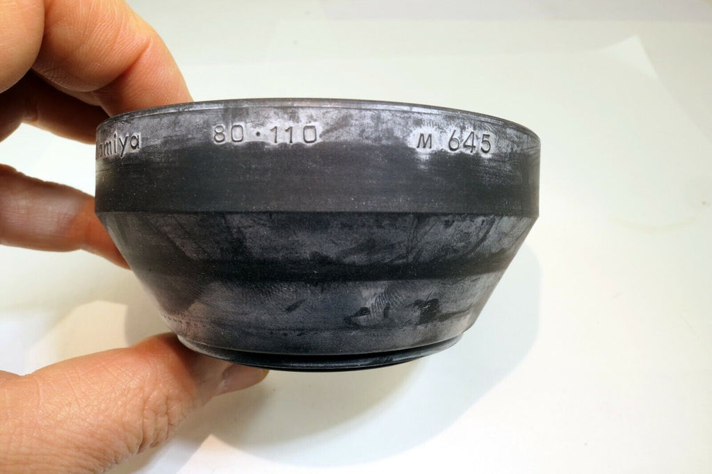 58mm screw in Mamiya Rubber Lens Hood Shade Sekor 80mm f2.8 M645 manual focus