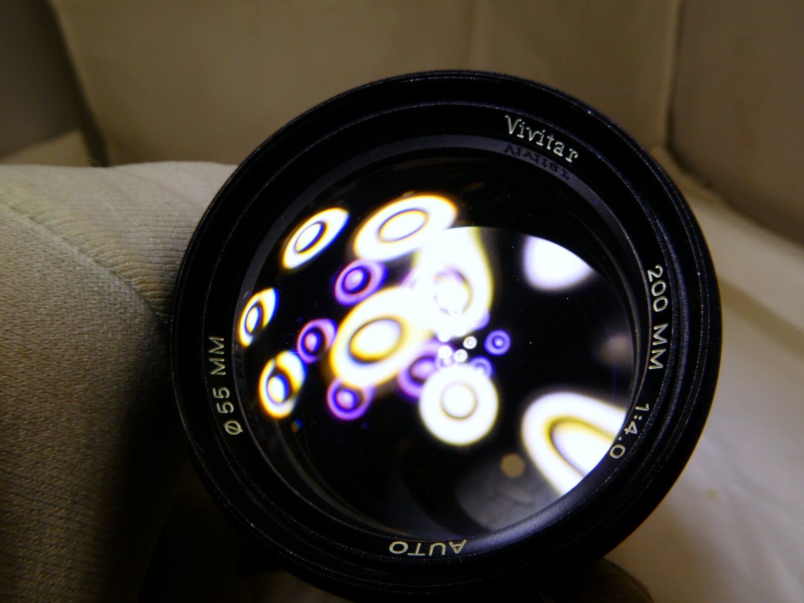 Vivitar 200mm f4.0 PK Lens Manual Focus Telephoto prime with separation