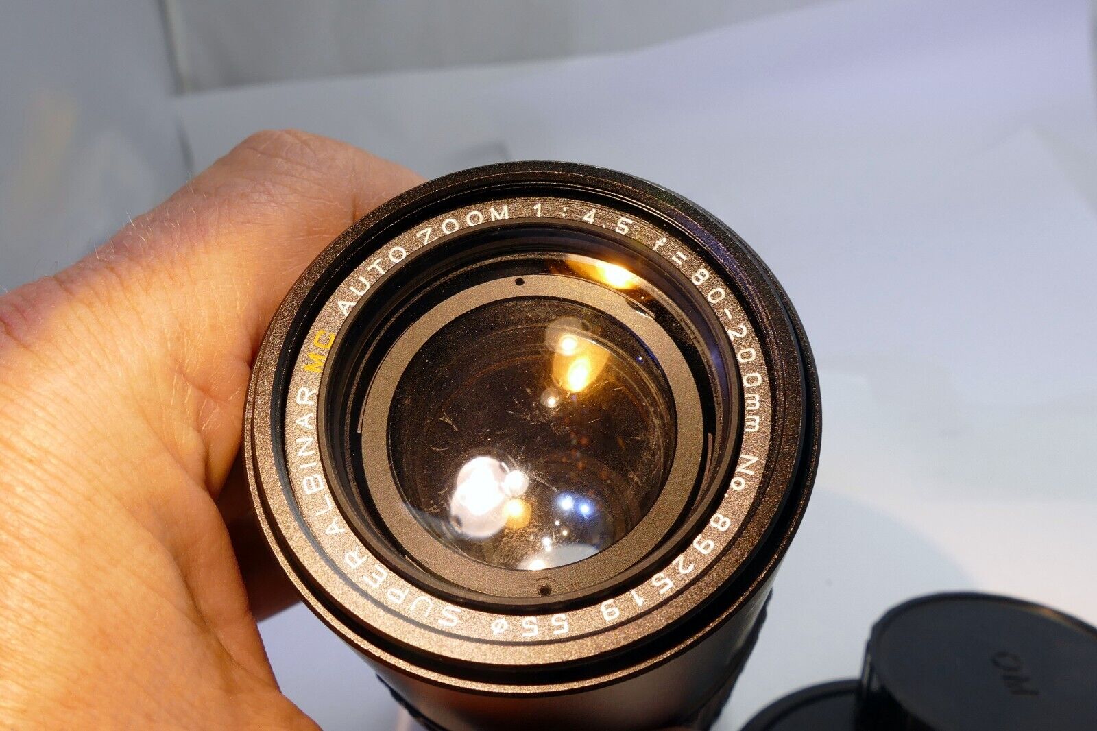 Albinar  80-200m f4.5 Lens for Olympus OM mount manual focus telephoto